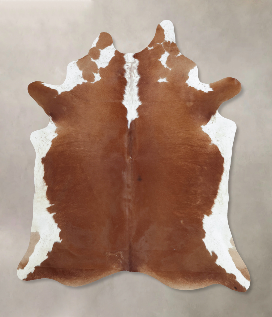 Hereford XX-Large Brazilian Cowhide Rug 8'4"H x 6'6"W #B9216 by Hudson Hides