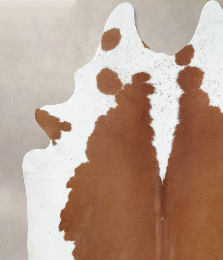 Hereford XX-Large Brazilian Cowhide Rug 8'7"H x 7'3"W #B9217 by Hudson Hides