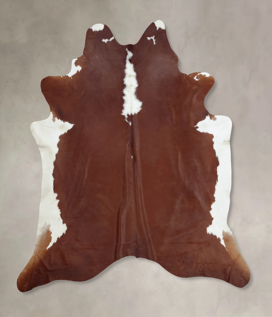 Hereford XX-Large Brazilian Cowhide Rug 8'9"H x 7'6"W #B9238 by Hudson Hides