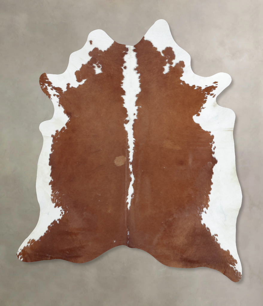Hereford XX-Large Brazilian Cowhide Rug 8'3"H x 6'9"W #B9242 by Hudson Hides