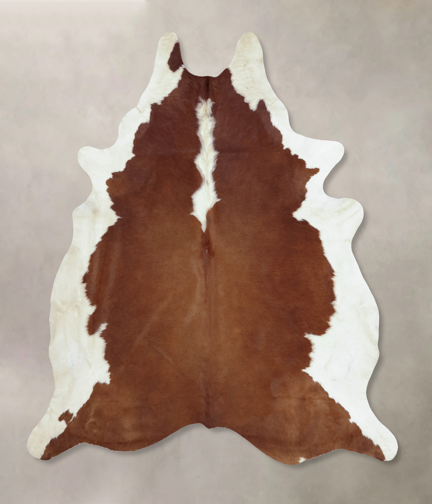 Hereford XX-Large Brazilian Cowhide Rug 8'9"H x 7'5"W #B9260 by Hudson Hides