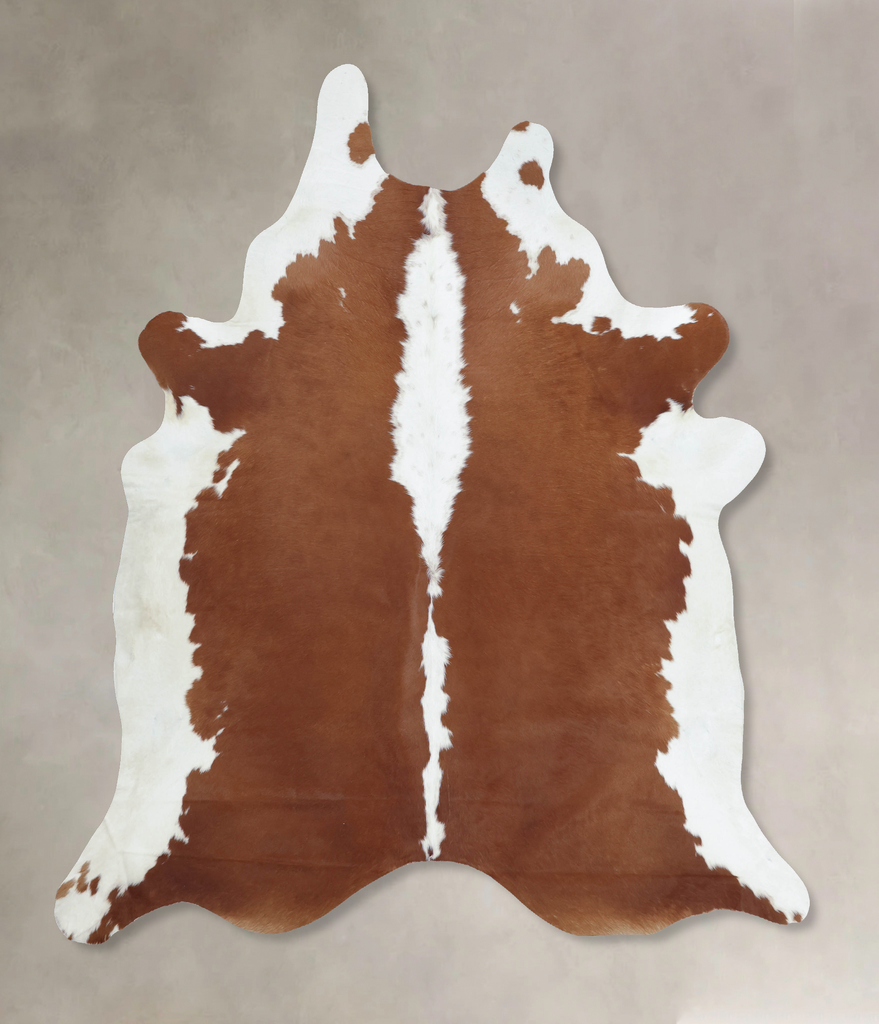 Hereford XX-Large Brazilian Cowhide Rug 8'3"H x 7'4"W #B9262 by Hudson Hides