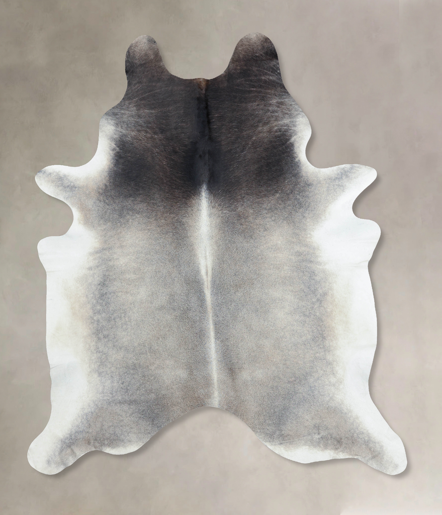 Medium Grey XX-Large Brazilian Cowhide Rug 8'8"H x 6'11"W #B9267 by Hudson Hides
