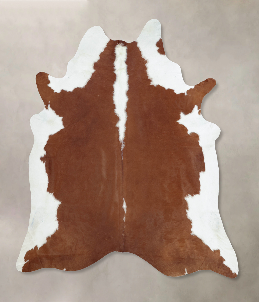 Hereford XX-Large Brazilian Cowhide Rug 8'9"H x 7'5"W #B9280 by Hudson Hides