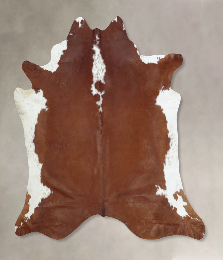 Hereford XX-Large Brazilian Cowhide Rug 7'2"H x 7'4"W #B9282 by Hudson Hides
