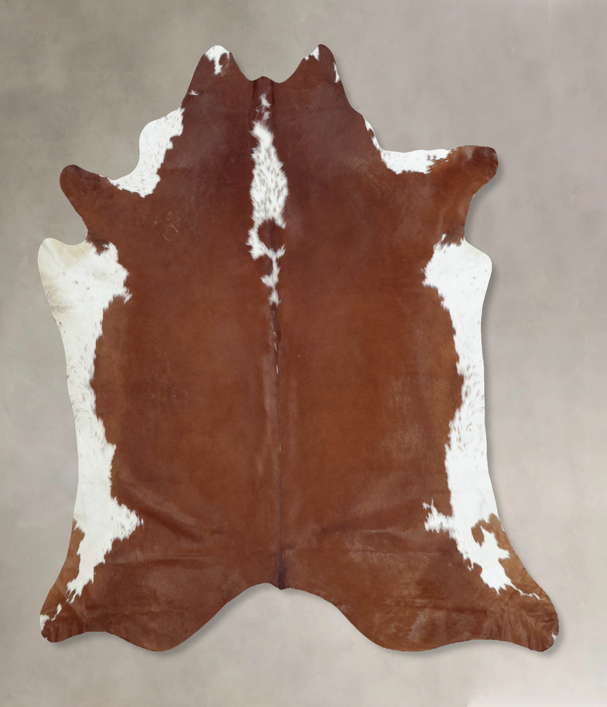 Hereford XX-Large Brazilian Cowhide Rug 7'2"H x 7'4"W #B9282 by Hudson Hides