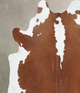 Hereford XX-Large Brazilian Cowhide Rug 8'4"H x 7'2"W #B9299 by Hudson Hides