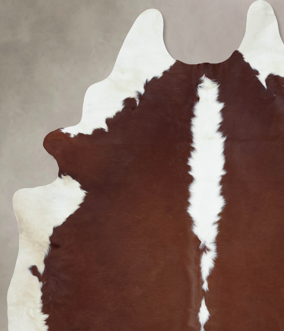 Hereford XX-Large Brazilian Cowhide Rug 8'11"H x 6'10"W #B9300 by Huds