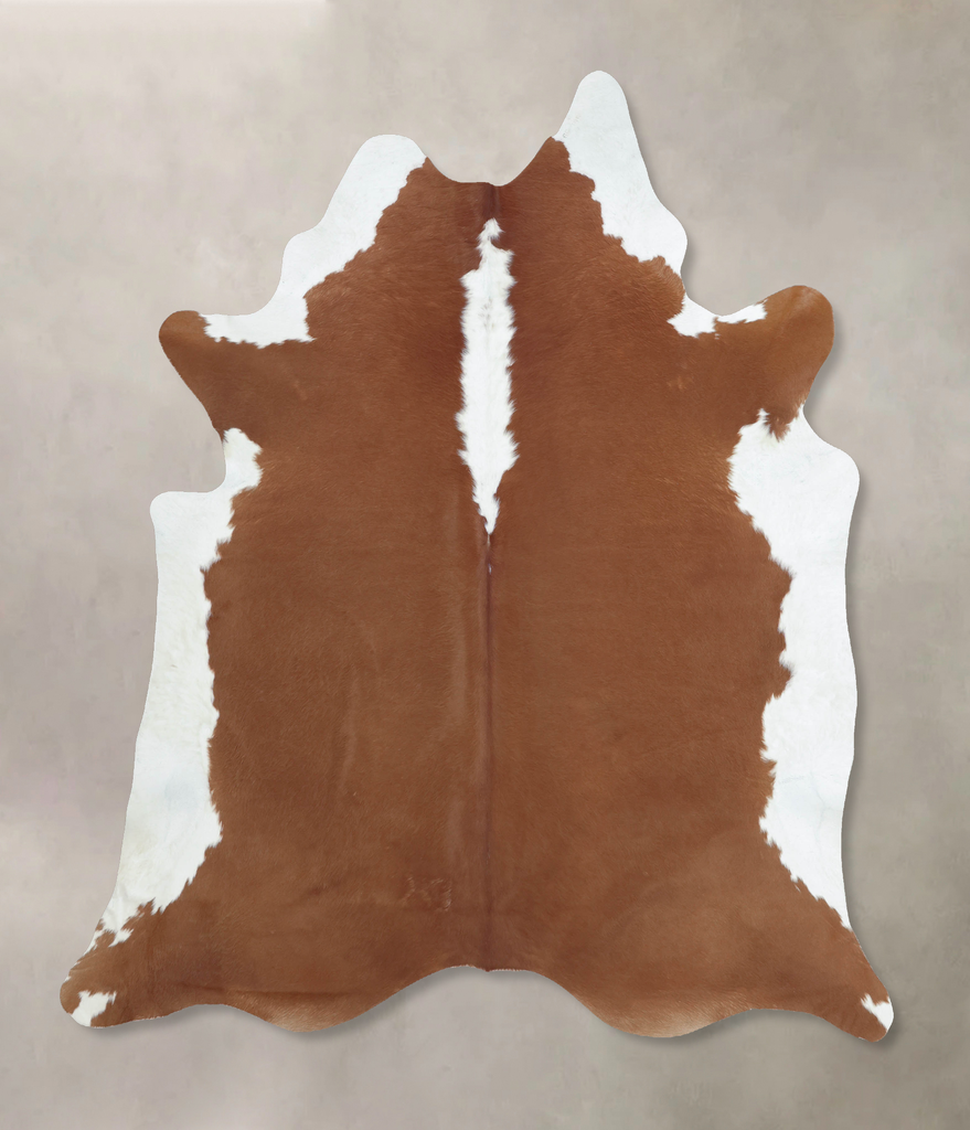 Hereford XX-Large Brazilian Cowhide Rug 8'2"H x 7'0"W #B9303 by Hudson Hides