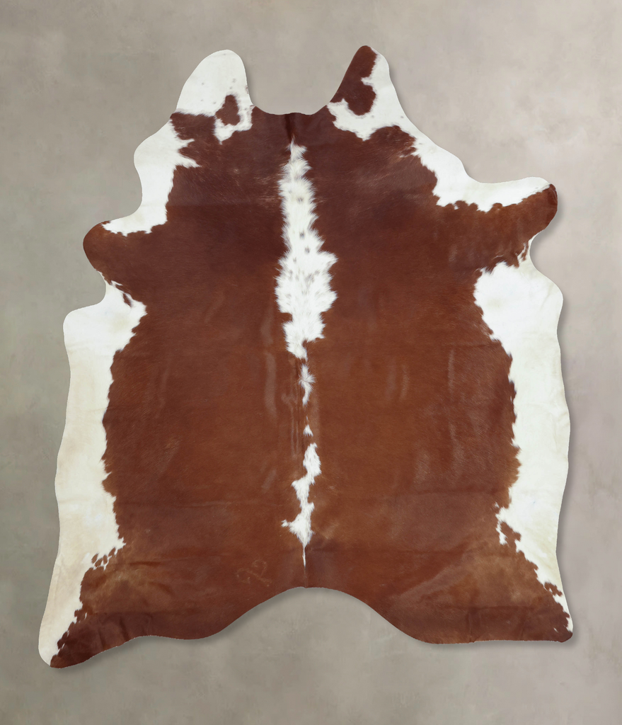 Hereford XX-Large Brazilian Cowhide Rug 8'10"H x 7'0"W #B9324 by Hudson Hides
