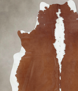 Hereford XX-Large Brazilian Cowhide Rug 8'1"H x 6'11"W #B9330 by Hudson Hides
