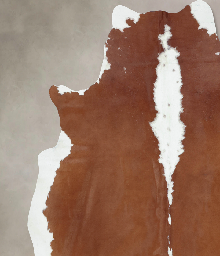 Hereford XX-Large Brazilian Cowhide Rug 8'1"H x 6'11"W #B9330 by Hudson Hides