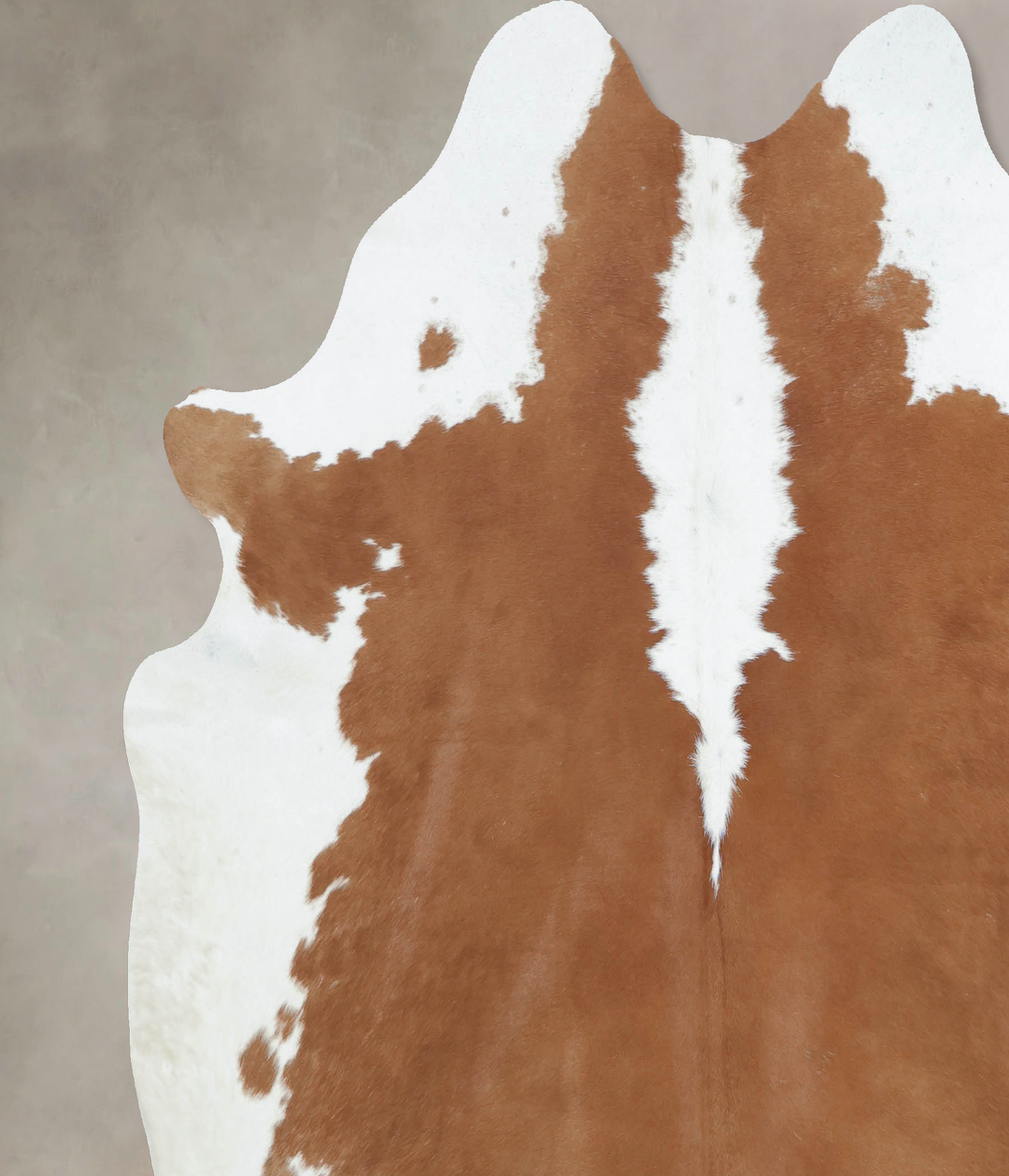 Hereford XX-Large Brazilian Cowhide Rug 7'3"H x 7'0"W #B9333 by Hudson