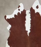 Hereford XX-Large Brazilian Cowhide Rug 7'10"H x 7'3"W #B9334 by Hudson Hides