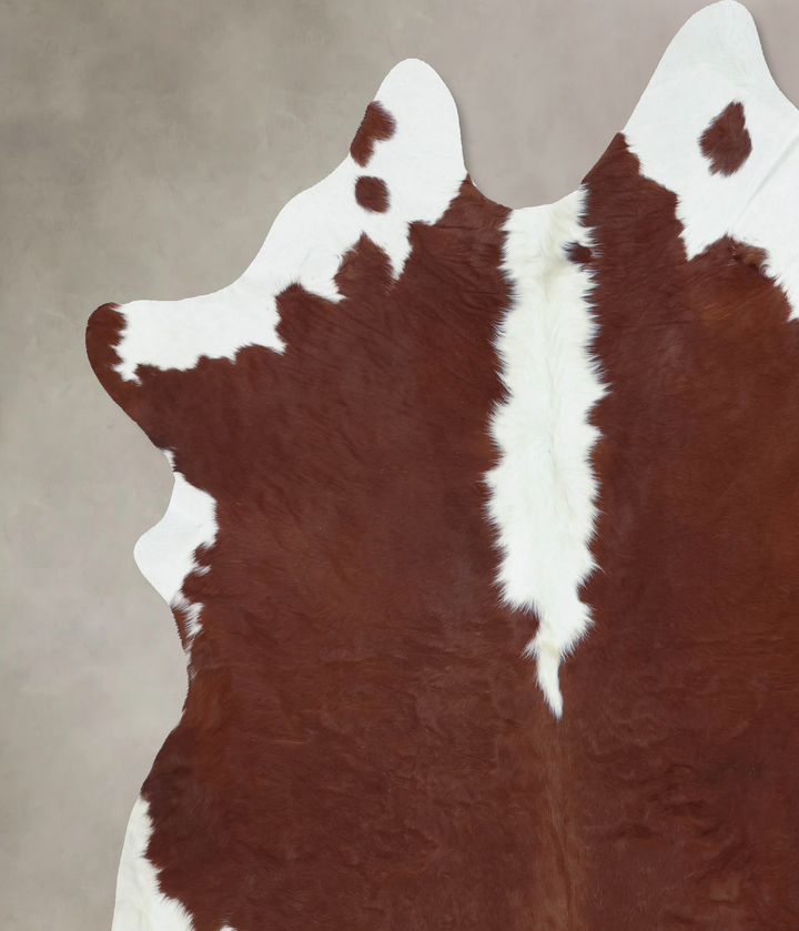 Hereford XX-Large Brazilian Cowhide Rug 7'10"H x 7'3"W #B9334 by Hudson Hides