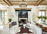 Hereford XX-Large Brazilian Cowhide Rug 7'10"H x 7'3"W #B9334 by Hudson Hides