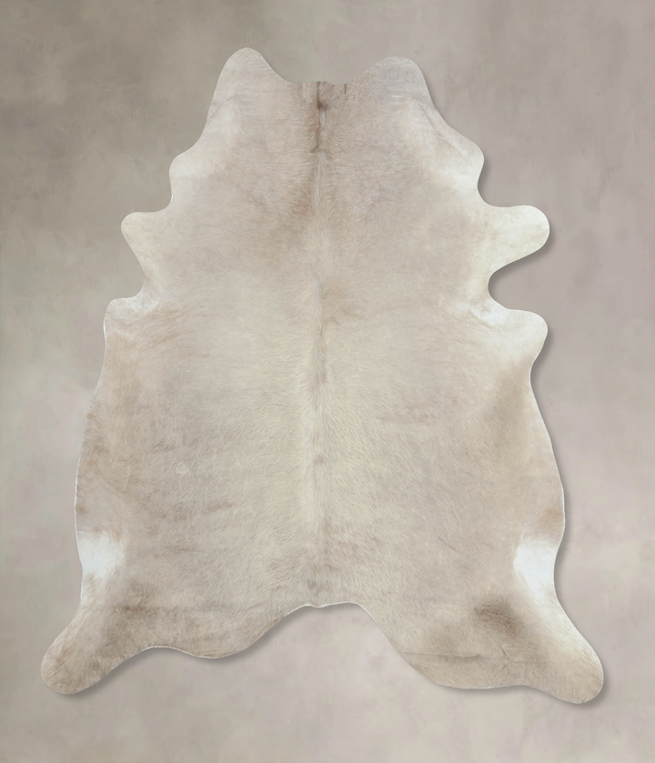 Champagne XX-Large Brazilian Cowhide Rug 8'1"H x 6'9"W #B9342 by Hudson Hides