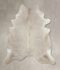 Champagne XX-Large Brazilian Cowhide Rug 8'1