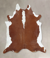 Hereford XX-Large Brazilian Cowhide Rug 8'6"H x 7'5"W #B9345 by Hudson Hides