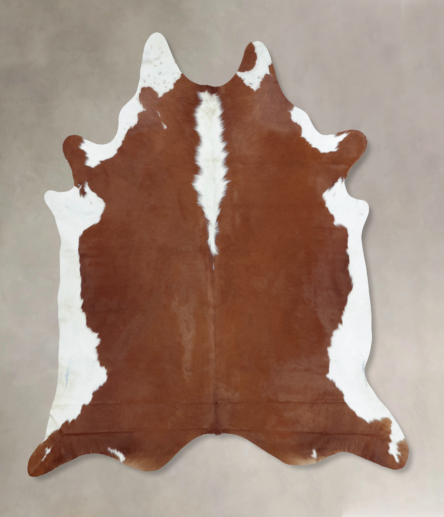 Hereford XX-Large Brazilian Cowhide Rug 8'6"H x 7'5"W #B9345 by Hudson Hides