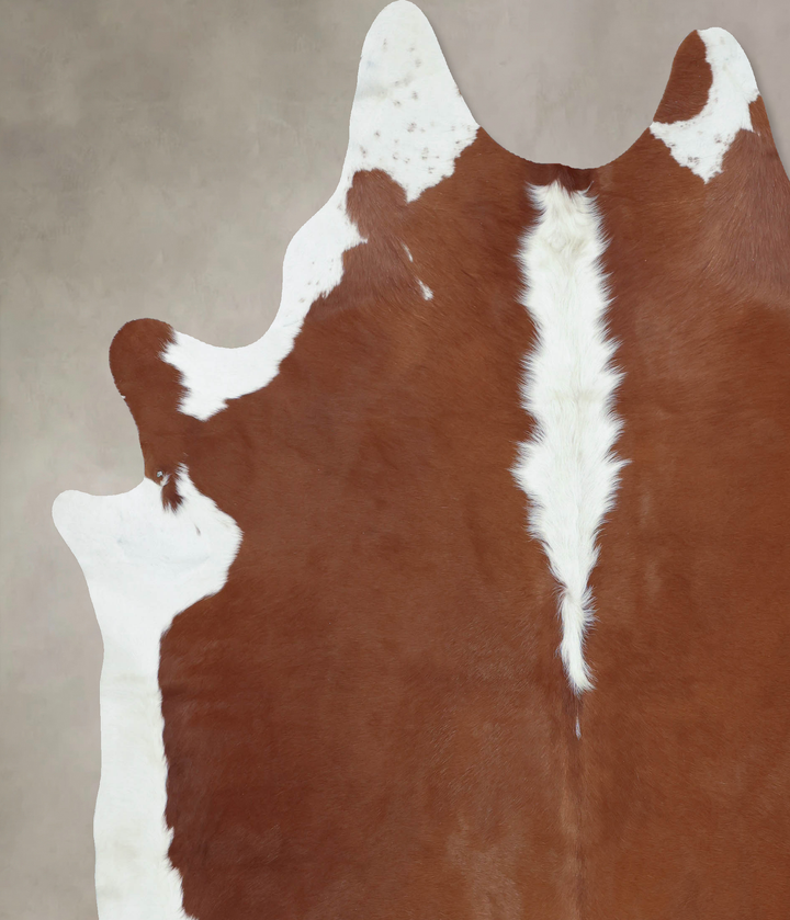 Hereford XX-Large Brazilian Cowhide Rug 8'6"H x 7'5"W #B9345 by Hudson Hides