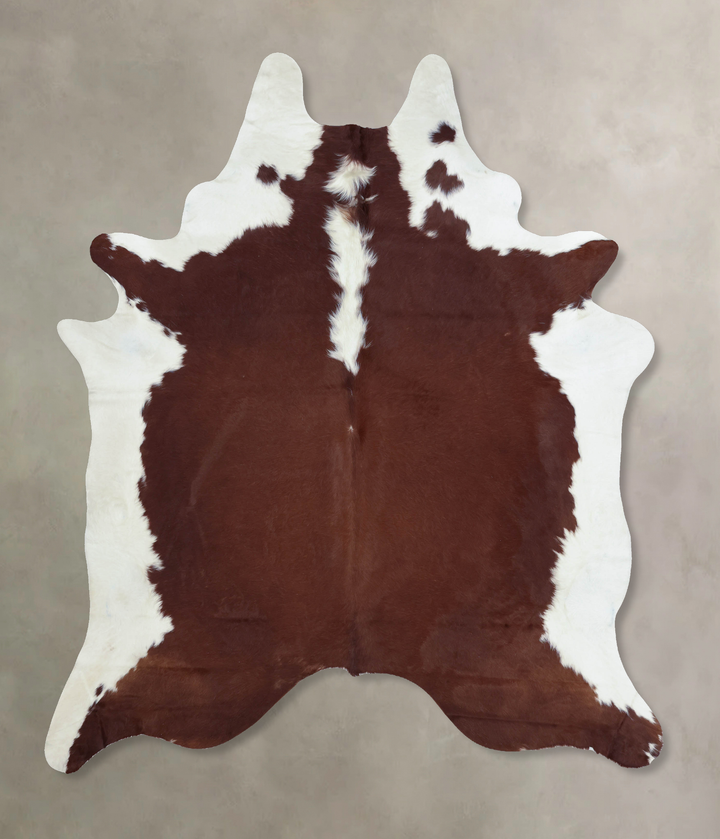 Hereford XX-Large Brazilian Cowhide Rug 8'7"H x 6'8"W #B9346 by Hudson Hides