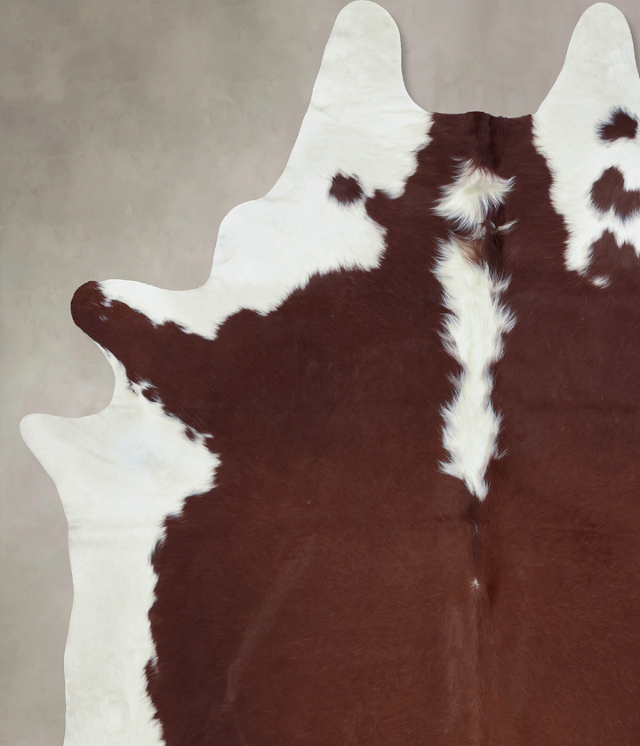 Hereford XX-Large Brazilian Cowhide Rug 8'7"H x 6'8"W #B9346 by Hudson Hides