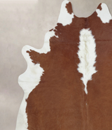 Hereford XX-Large Brazilian Cowhide Rug 8'2"H x 7'2"W #B9347 by Hudson Hides