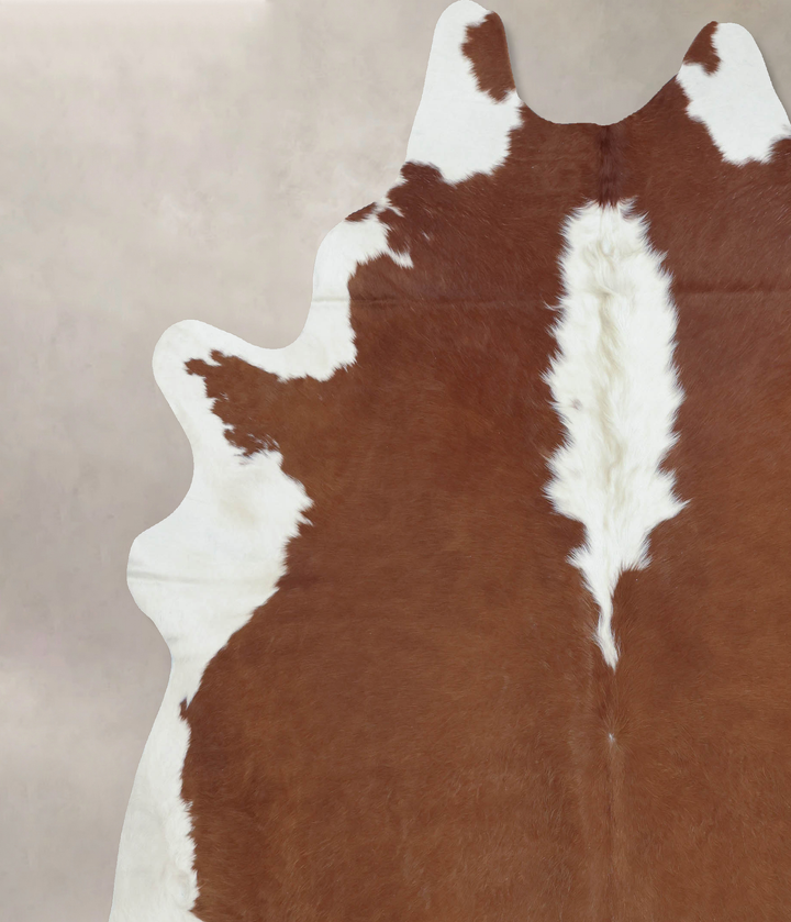 Hereford XX-Large Brazilian Cowhide Rug 8'2"H x 7'2"W #B9347 by Hudson Hides