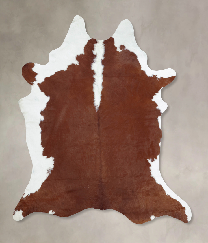 Hereford XX-Large Brazilian Cowhide Rug 8'9"H x 7'6"W #B9348 by Hudson Hides