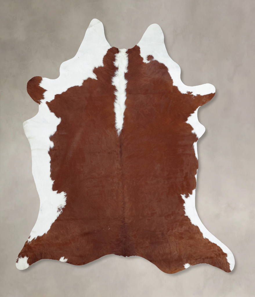 Hereford XX-Large Brazilian Cowhide Rug 8'9"H x 7'6"W #B9348 by Hudson Hides