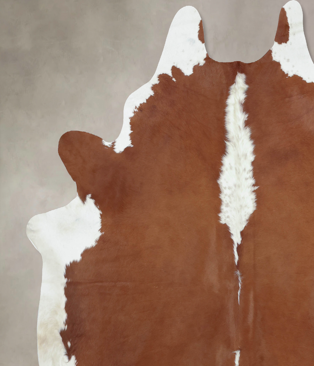 Hereford XX-Large Brazilian Cowhide Rug 8'5"H x 7'0"W #B9361 by Hudson