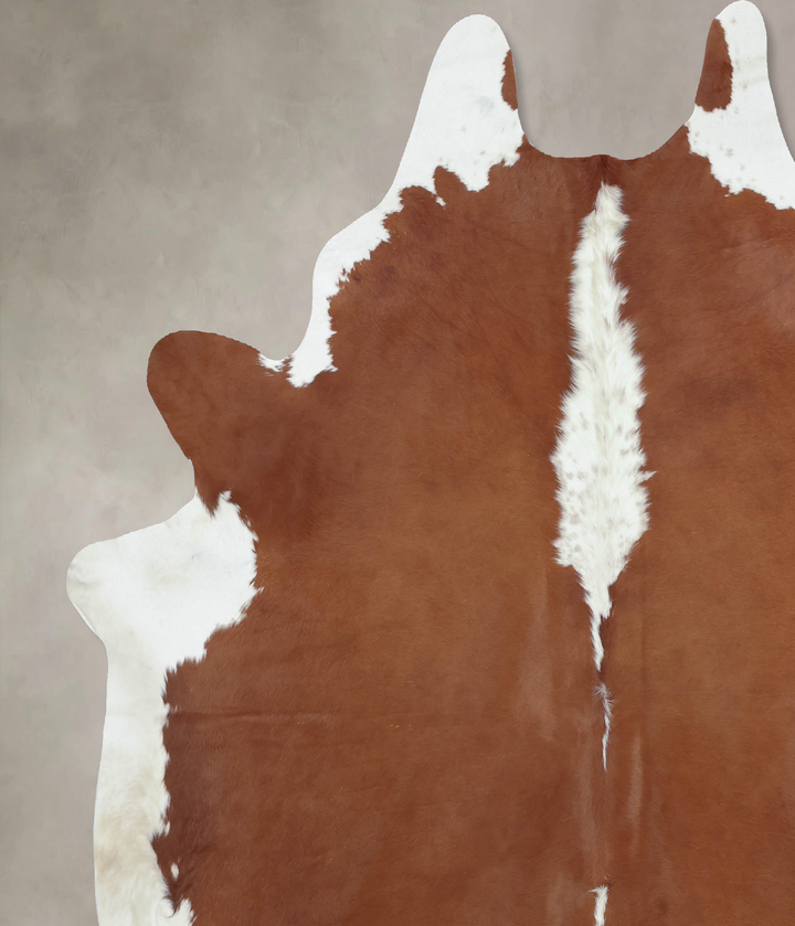 Hereford XX-Large Brazilian Cowhide Rug 8'5"H x 7'0"W #B9361 by Hudson Hides