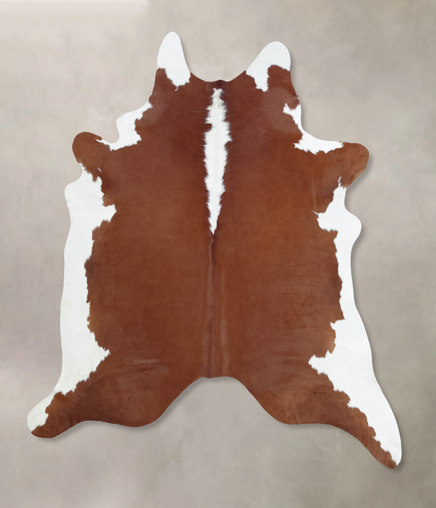 Hereford XX-Large Brazilian Cowhide Rug 7'11"H x 7'2"W #B9364 by Hudson Hides