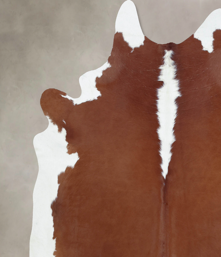 Hereford XX-Large Brazilian Cowhide Rug 7'11"H x 7'2"W #B9364 by Hudson Hides