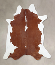 Hereford XX-Large Brazilian Cowhide Rug 8'2"H x 7'2"W #B9371 by Hudson Hides