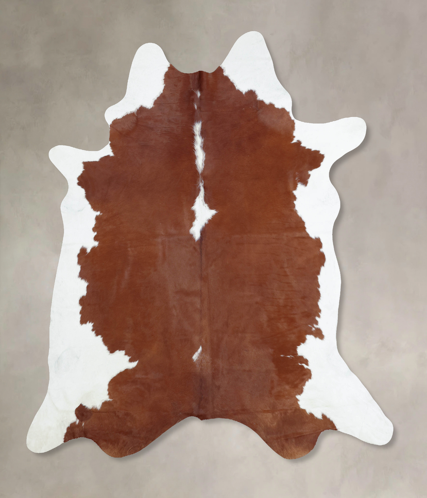 Hereford XX-Large Brazilian Cowhide Rug 8'2"H x 7'2"W #B9371 by Hudson Hides