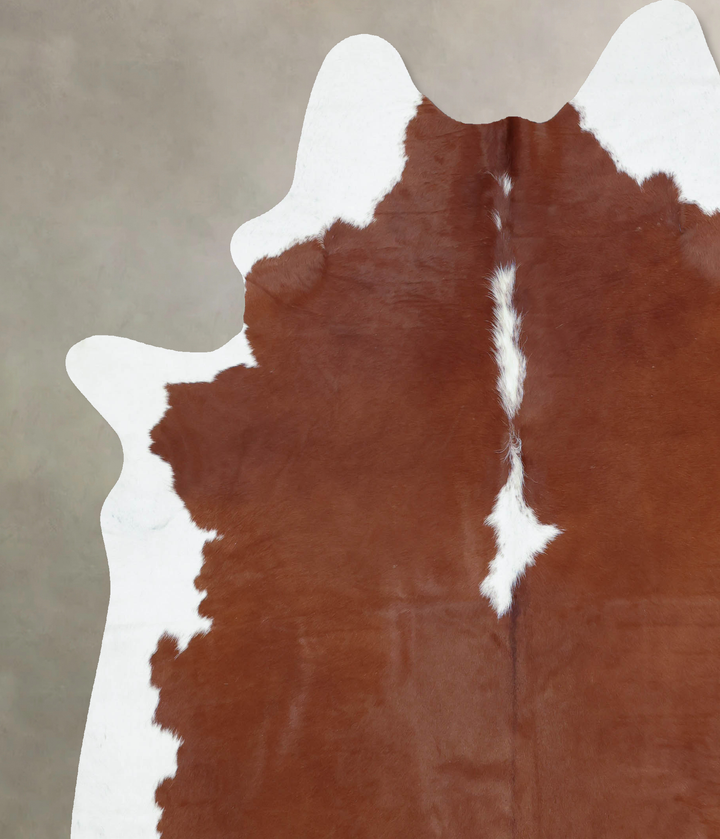 Hereford XX-Large Brazilian Cowhide Rug 8'2"H x 7'2"W #B9371 by Hudson Hides