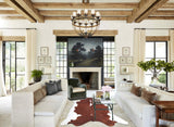 Hereford XX-Large Brazilian Cowhide Rug 8'2"H x 7'2"W #B9371 by Hudson Hides