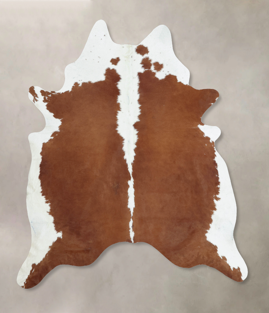 Hereford XX-Large Brazilian Cowhide Rug 8'0"H x 6'6"W #B9374 by Hudson Hides