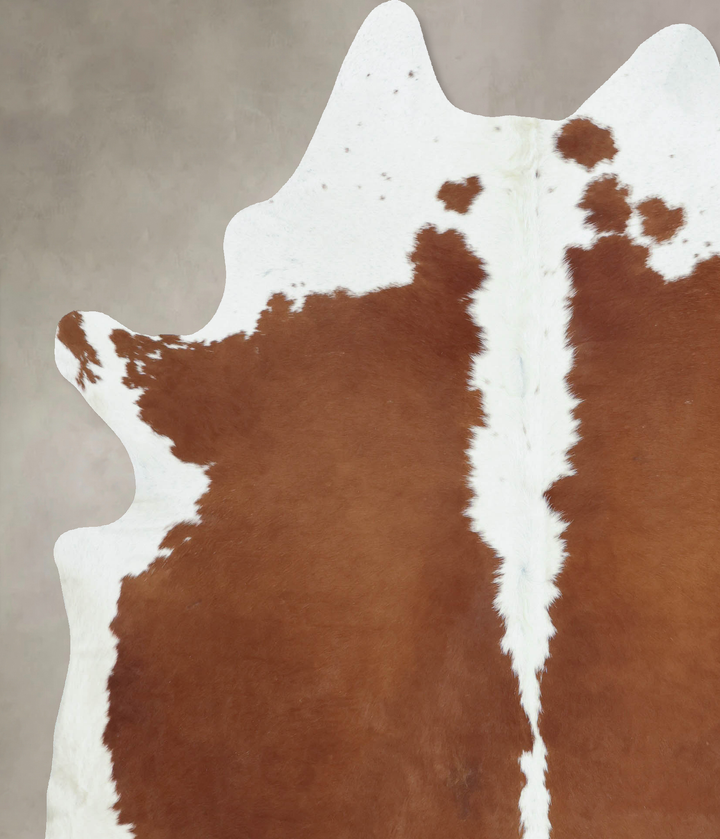 Hereford XX-Large Brazilian Cowhide Rug 8'0"H x 6'6"W #B9374 by Hudson Hides