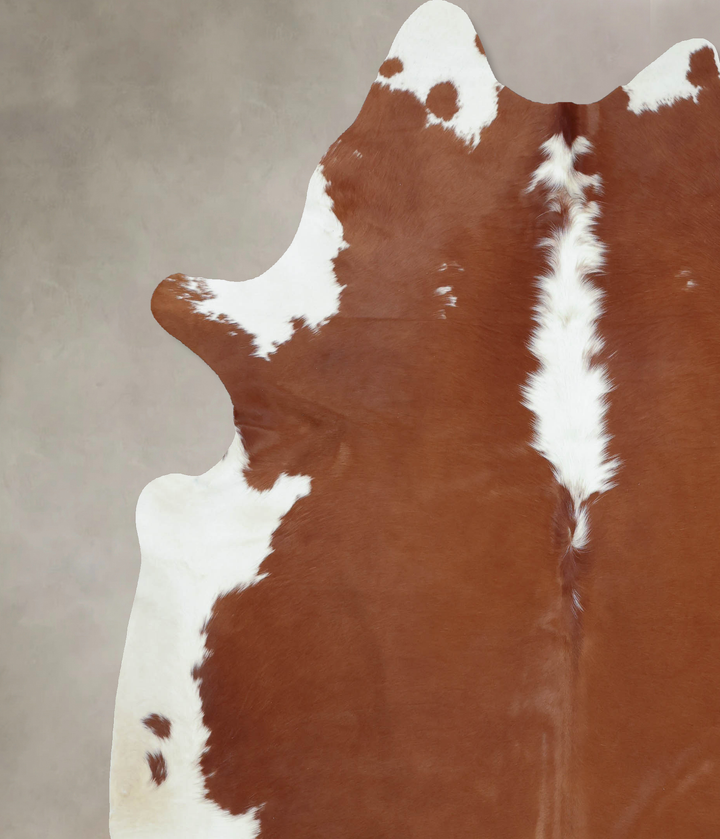 Hereford XX-Large Brazilian Cowhide Rug 8'3"H x 7'3"W #B9430 by Hudson Hides