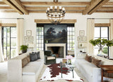 Brown and White XX-Large Brazilian Cowhide Rug 8'2"H x 6'5"W #B9462 by Hudson Hides