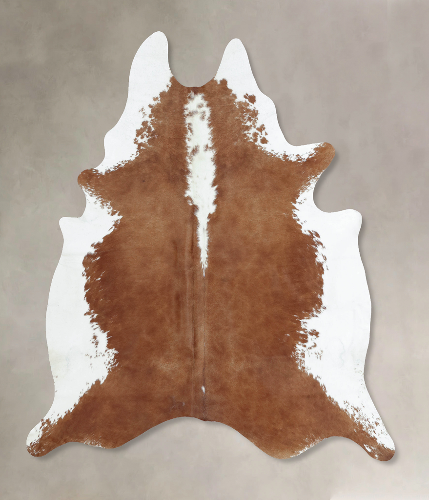 Hereford X-Large Brazilian Cowhide Rug 7'3"H x 6'3"W #B9488 by Hudson Hides