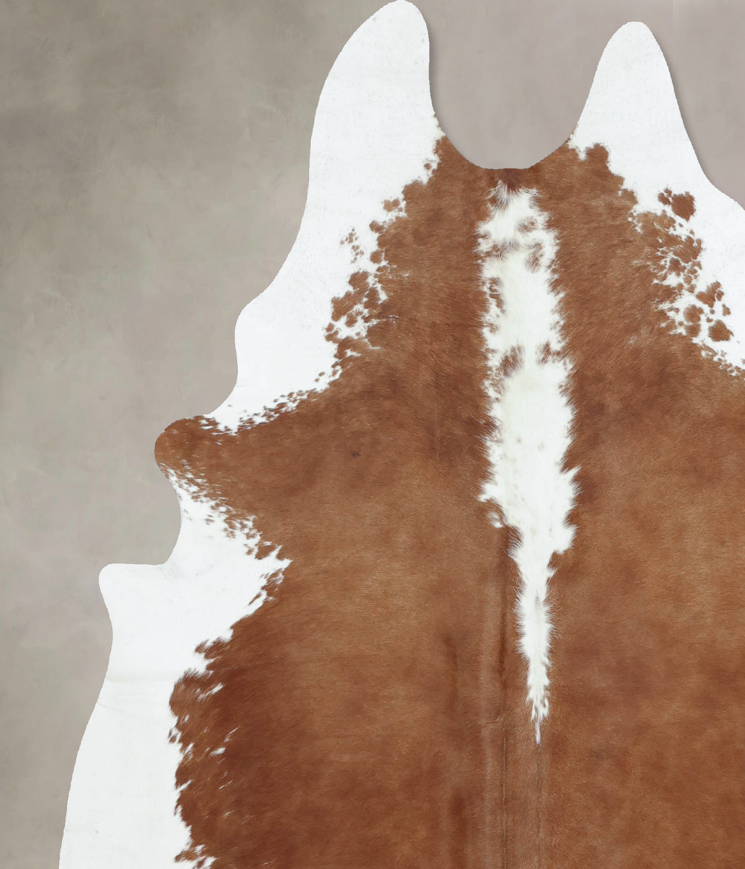 Hereford X-Large Brazilian Cowhide Rug 7'3"H x 6'3"W #B9488 by Hudson 