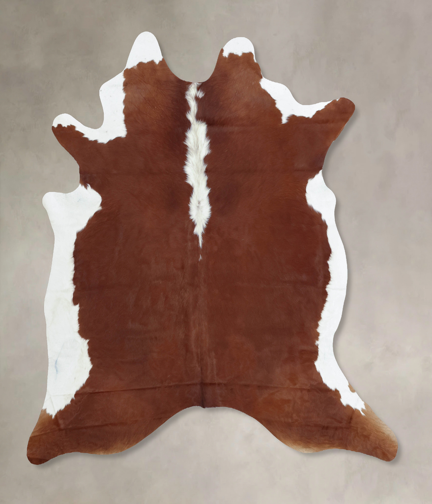 Hereford X-Large Brazilian Cowhide Rug 7'1"H x 6'7"W #B9489 by Hudson Hides