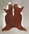 Hereford X-Large Brazilian Cowhide Rug 7'1