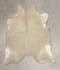 Beige XX-Large Brazilian Cowhide Rug 7'8