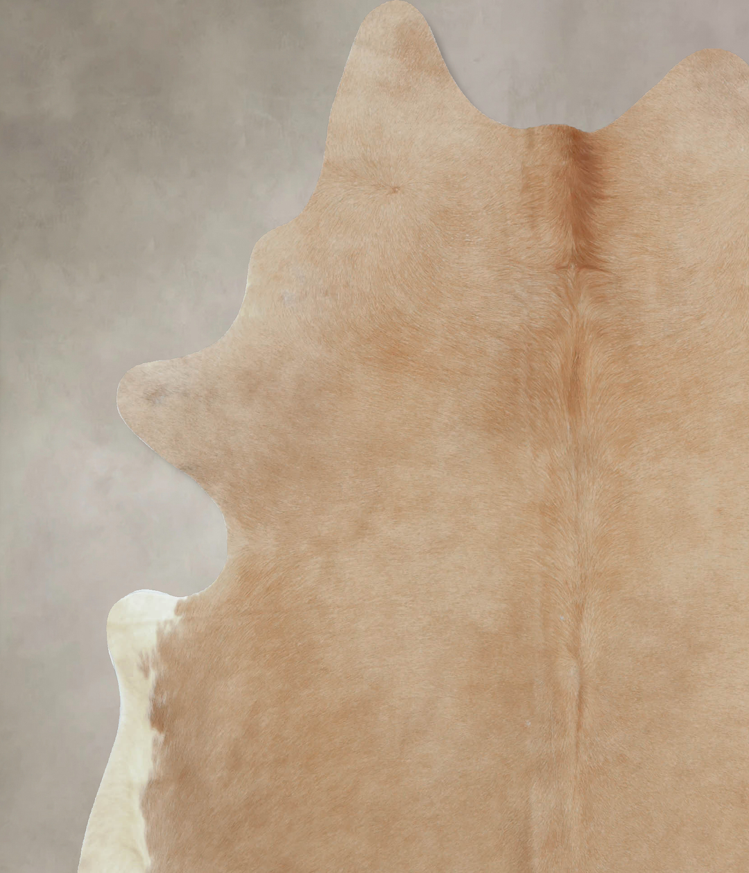 Beige XX-Large Brazilian Cowhide Rug 7'9"H x 6'6"W #B9502 by Hudson Hi