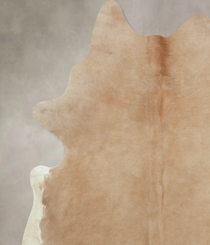 Beige XX-Large Brazilian Cowhide Rug 7'9"H x 6'6"W #B9502 by Hudson Hides